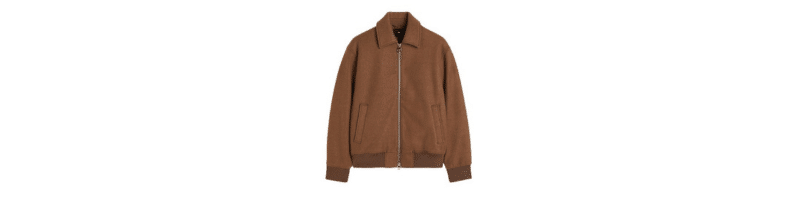 H&M wool blend coat, tan, mens coat